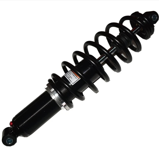 Hyper Front Shock Absorber for Polaris 1000D Ranger, black gas shock with preinstalled spring and adjustable preload