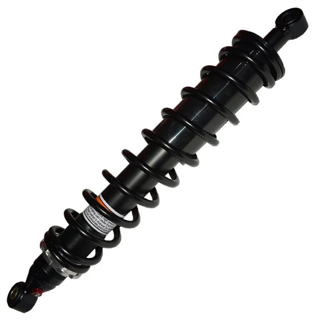 Hyper rear shock absorber (black) for Honda TRX 500FA ATV with preinstalled spring and adjustable preload