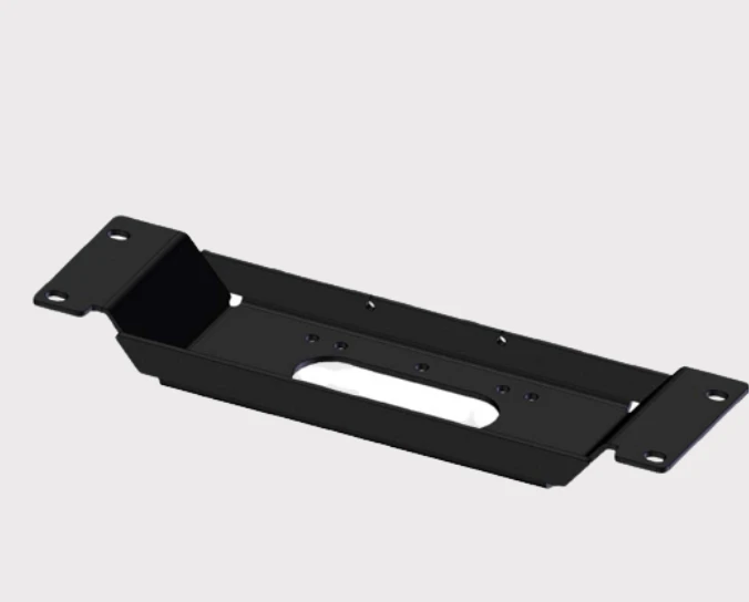 KFI winch mount for Polaris Ranger 570 SP Crew 2022–2025, black steel USA-made bracket