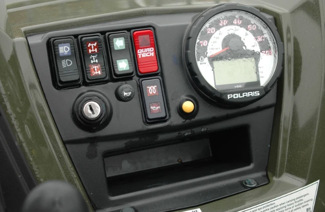 Road legal kit for Polaris Ranger dash panel with LED indicators and wiring harness