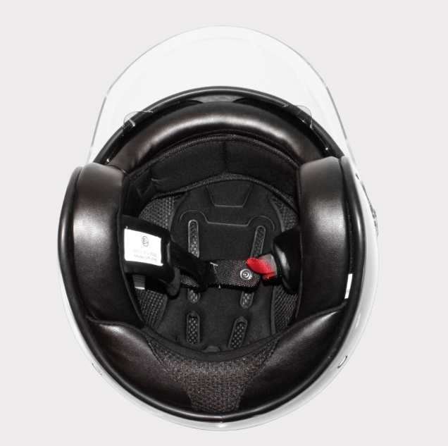 Hyper open-face helmet, black, small 55-56 cm, ECE 22-06