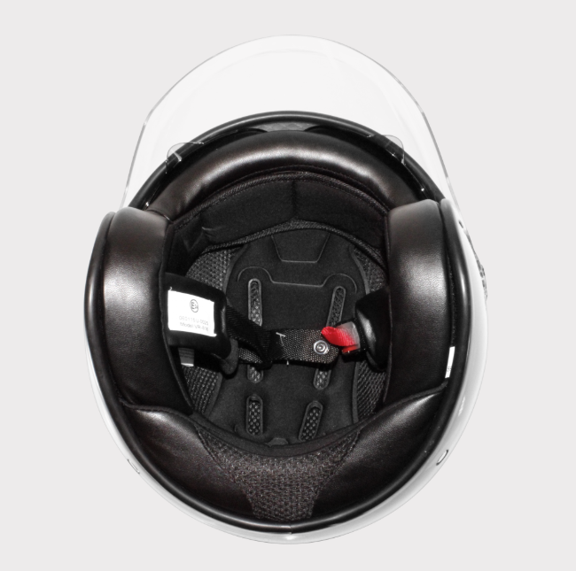 Hyper open-face helmet, black, size M (57-58 cm), ECE 22-06.