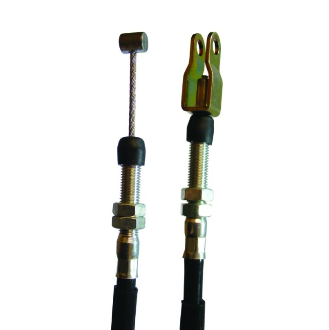 Left Hand Brake Cable pair for Kawasaki Mule 3010/4010 2007-2013, with threaded adjusters