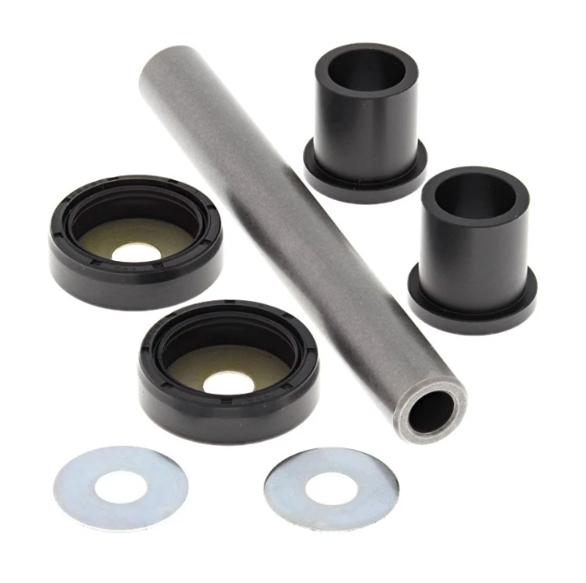 Hyper Upper A-Arm Bush Kit for Suzuki LT-A450X/LT-A500X/LT-A750X (2008-2017) with metal rod, 2 black bushings, 2 washers