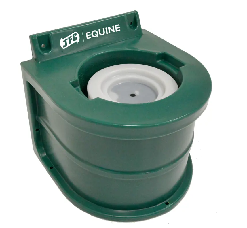 JFC Agri Equine Drinker green insulated frost-protected water trough