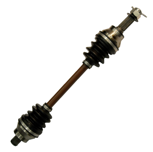 CV Shaft front drive shaft for Polaris Hawkeye/Sportsman 300/400; brown shaft with black boots and metal joints