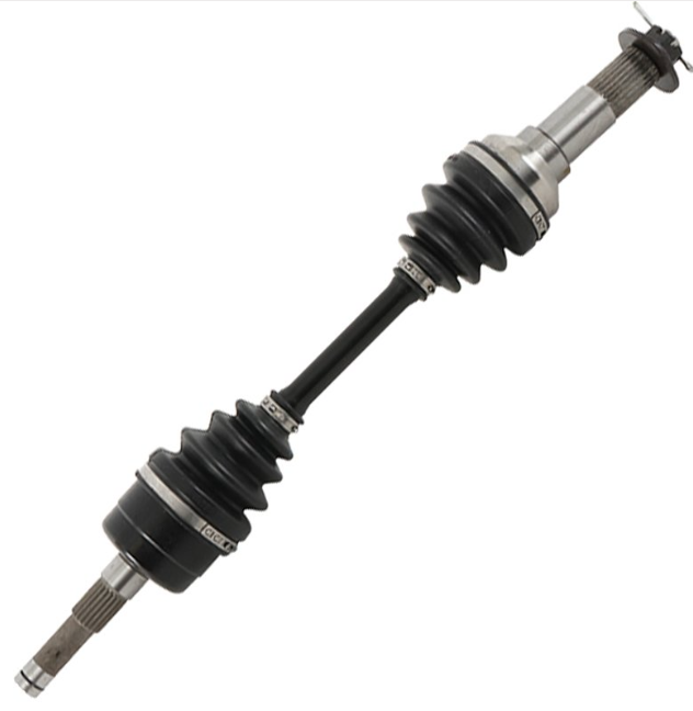 CV shaft front L/H for Yamaha YFM 450 Kodiak 03-06 / Grizzly 07, black drive shaft with metal CV joints