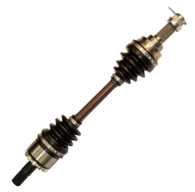CV shaft complete, brown with black boots, front-left for Kawasaki Teryx 4x4 (KRF750/KRT750/KRT800)