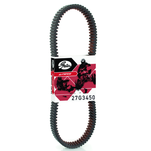 Gates CVT drive belt 27G3450 for Suzuki KingQuad LT-A450X/LT-A500X, OEM 27601-11H00