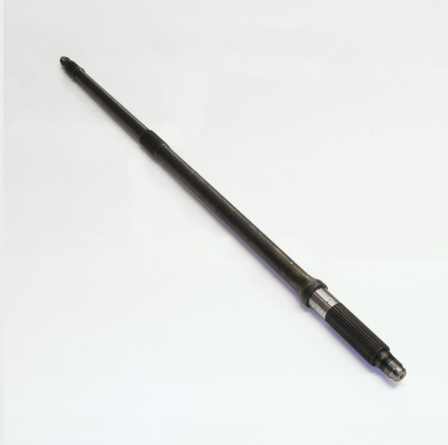Rear axle shaft for Honda TRX500, 2001-2013, metal rod with splined ends.