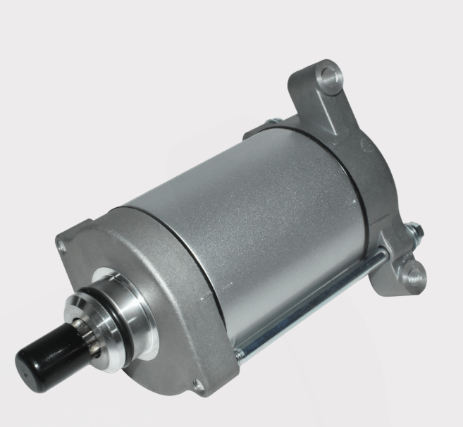 Starter Motor for Hisun Coleman ATV/UTV, silver metal housing, 500–700cc