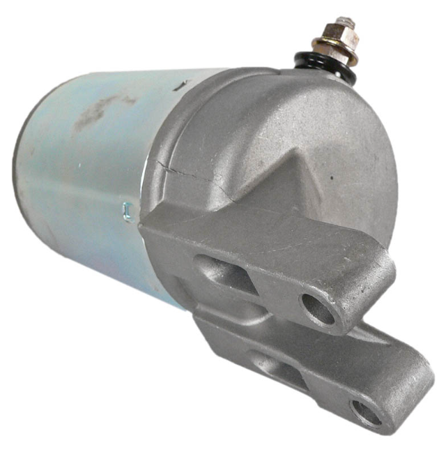Starter motor with blue housing for Bombardier/Can-Am Traxter 500 and John Deere Buck 500 (1999–2005), OEM 420-296-125