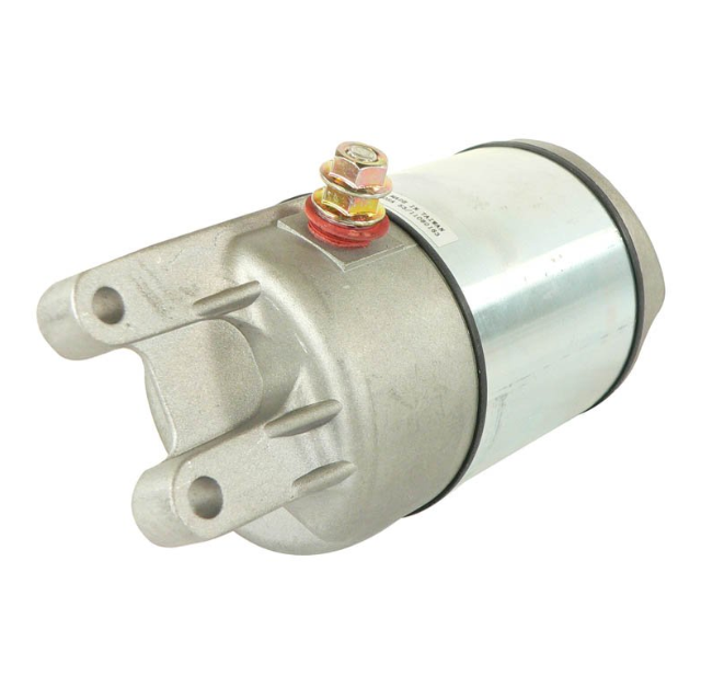 Starter Motor by ATV City for Honda TRX350D (1986), OEM 31200-HA7-305, silver metal body.