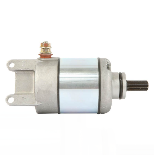 Starter motor for KTM 450/505, ATV City brand, with mounting tab and output shaft.