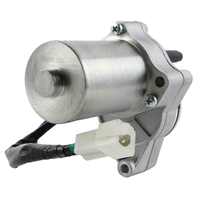 Starter motor for Bombardier DS90 Mini / Quest 90 (2002–2005), silver metal body, ATV City OEM A31200-152-000