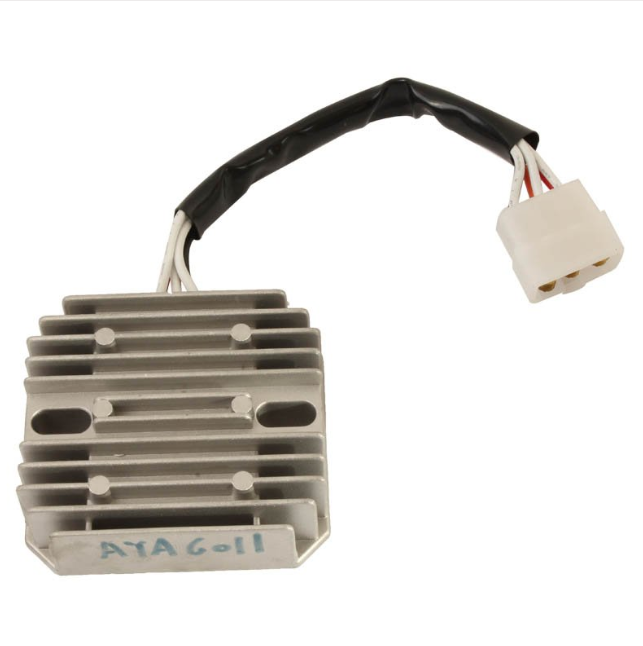 Regulator Rectifier for Yamaha ATV (Big Bear 350 / Kodiak 400) with finned aluminum heatsink
