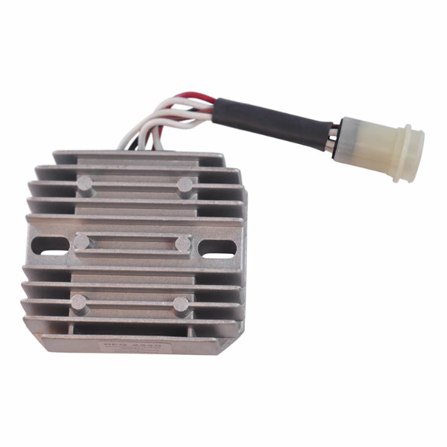 REVOLT regulator rectifier with aluminum heat sink and multi-wire connector