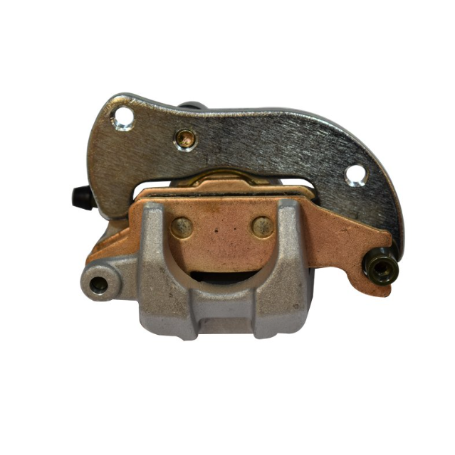 Brake caliper front left for Yamaha YFM 550/700 Grizzly, copper-colored mounting bracket, by ATV City