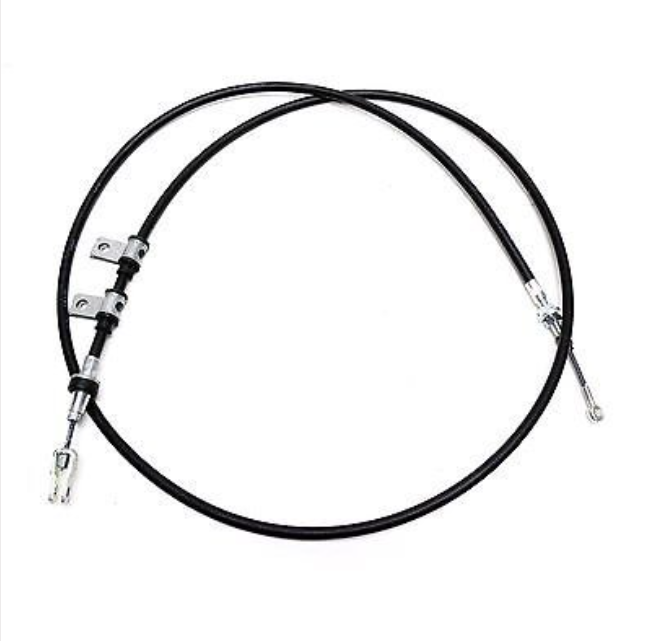Right-Hand brake cable for Kawasaki Mule Pro-DX/Pro-DXT Diesel (2016-2018), black with metal fittings - ATV City