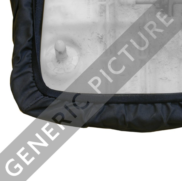 ATV City heavy-duty vinyl seat cover for Can-Am Outlander Gen3, black with clear vinyl window