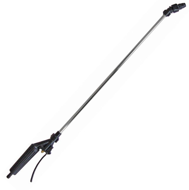 Fimco spray wand with pistol grip trigger and long stainless tube