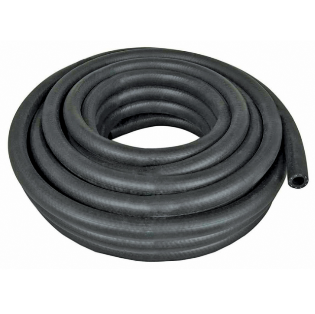 Fimco UTV sprayer hose coil, black rubber hose for lawn and garden sprayers