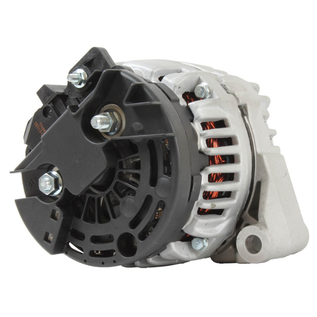 Alternator - DGT Agri John Deere, 12V 90A SE501829, black housing