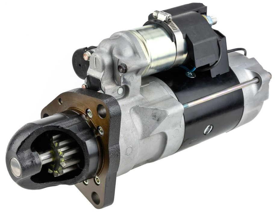 Gear reduction starter motor, 12V 5.0kW, 12-Tooth, Denso for Caterpillar
