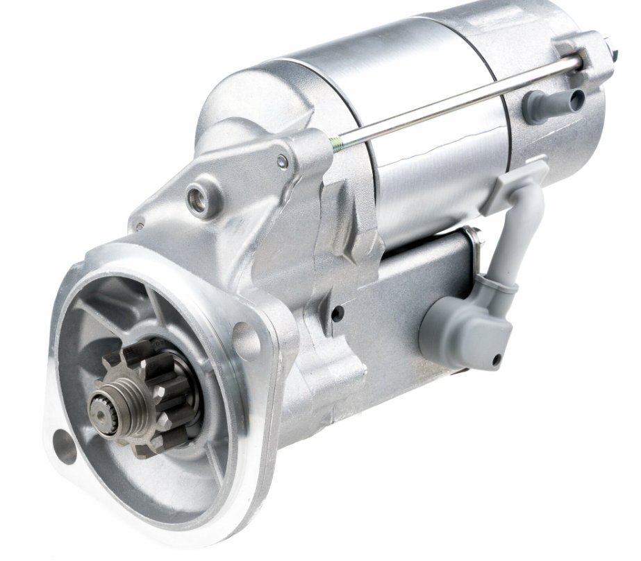 Denso starter motor, 12V 2.0kW, silver metal body for Bobcat 325, 331, 337
