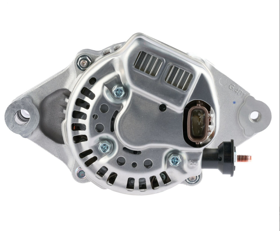 Denso alternator 14V 60A for Toyota, silver metal housing