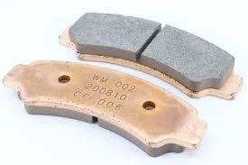 CFMOTO Rear Brake Pads pair for CFORCE 450/500/600/800/1000 & UFORCE, copper backing with gray friction material