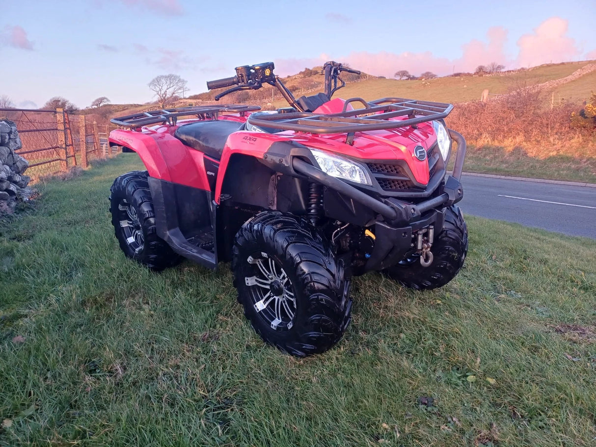 Used CFMOTO CFORCE 520 ATV, red, 2021 model, 4x4 all-terrain vehicle