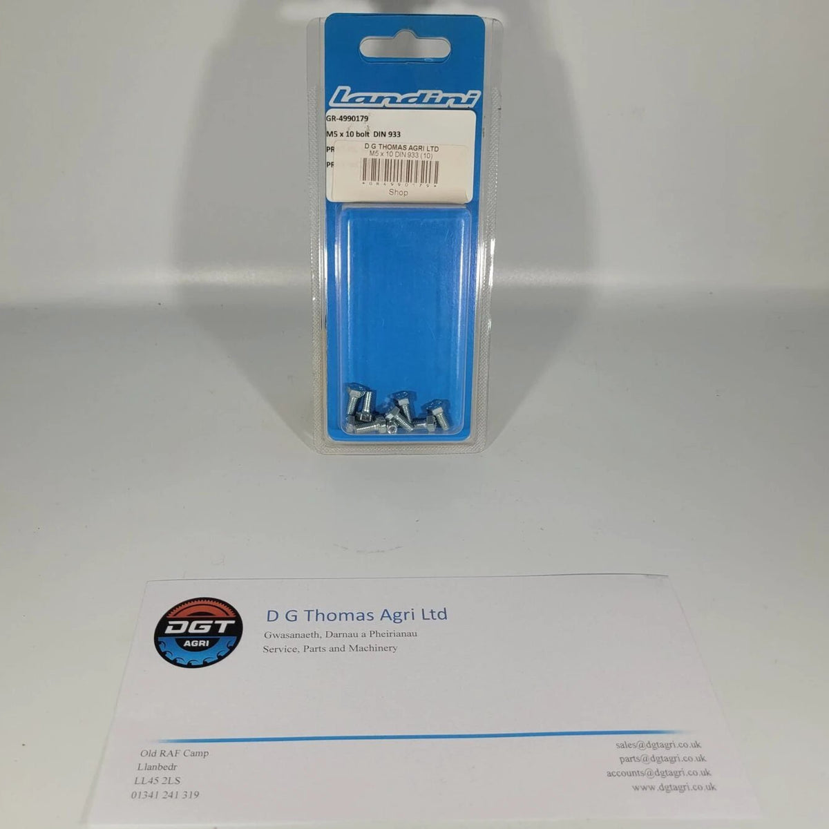 M5 x 10mm Hex Head Bolts | 10-Pack, Grade 8.8, Full Thread (DIN 933 ...