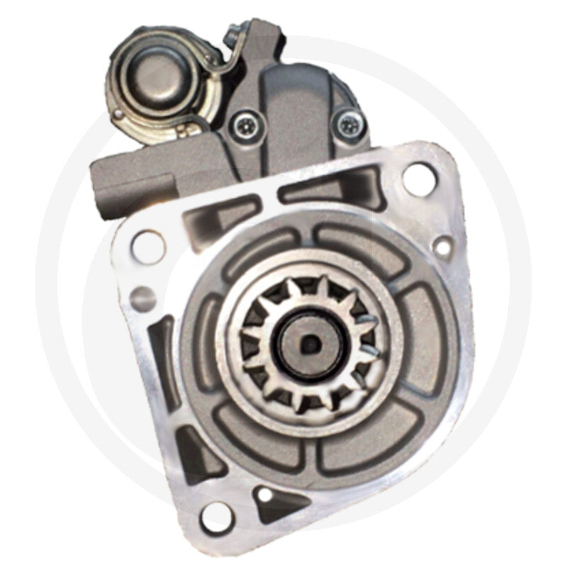 Gear-reduction starter motor by Prestolite, 12V, 4.0kW for machinery starters