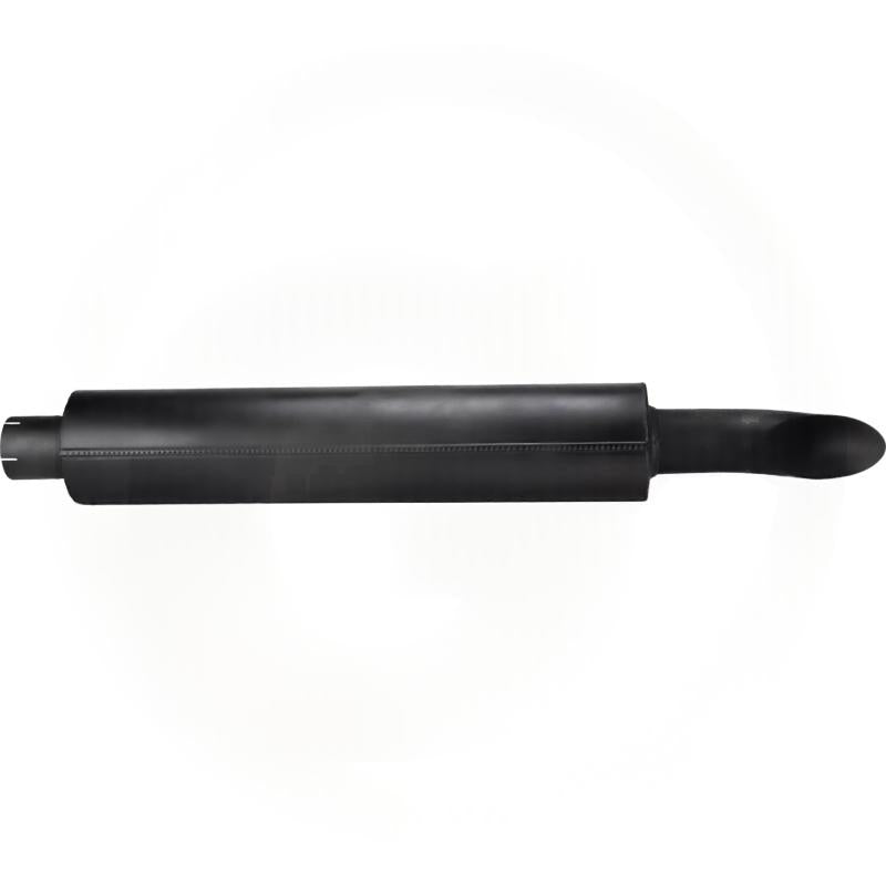Machinery exhaust silencer, black cylindrical muffler for John Deere 8120–8520 series tractors.