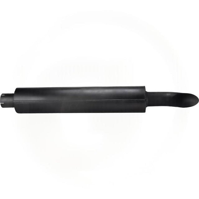 Machinery exhaust silencer, black cylindrical muffler for John Deere 8120–8520 series tractors.