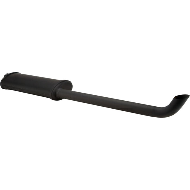 Silencer for Case IH 85/200 Hydro Series, GRANIT machinery exhaust with black curved pipe