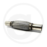 Flexible Exhaust Connector with Pipes - 60 x 200mm