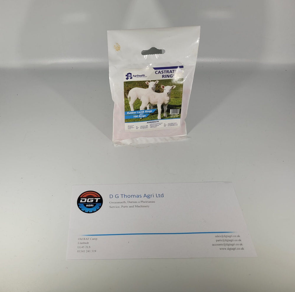 Castrator Rings 100 Castration Rings | 100 Pack | Rubber Rings for Lambs | Castration & Ta ...