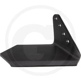 Granit Mulch Mix Wing Share tillage part, black metal wing blade with mounting flange and four holes.