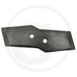 Granit Reversible Point (Left) tillage part with two mounting holes, black metal