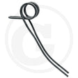 Granit Following Harrow tine, black steel tillage part
