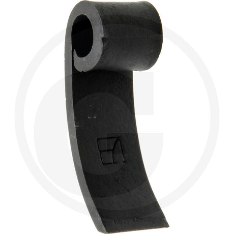 Competition Flail 40mm, GRANIT brand, black curved metal hedgecutter flail with mounting hole