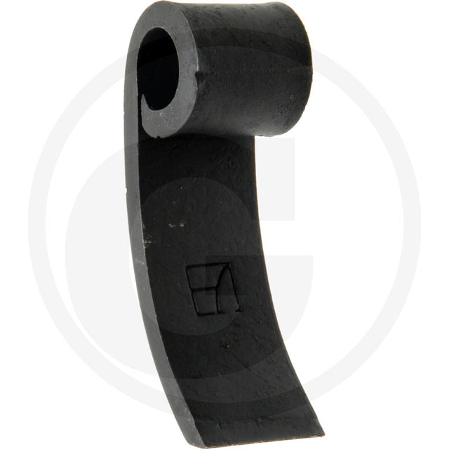 Competition Flail 40mm, GRANIT brand, black curved metal hedgecutter flail with mounting hole
