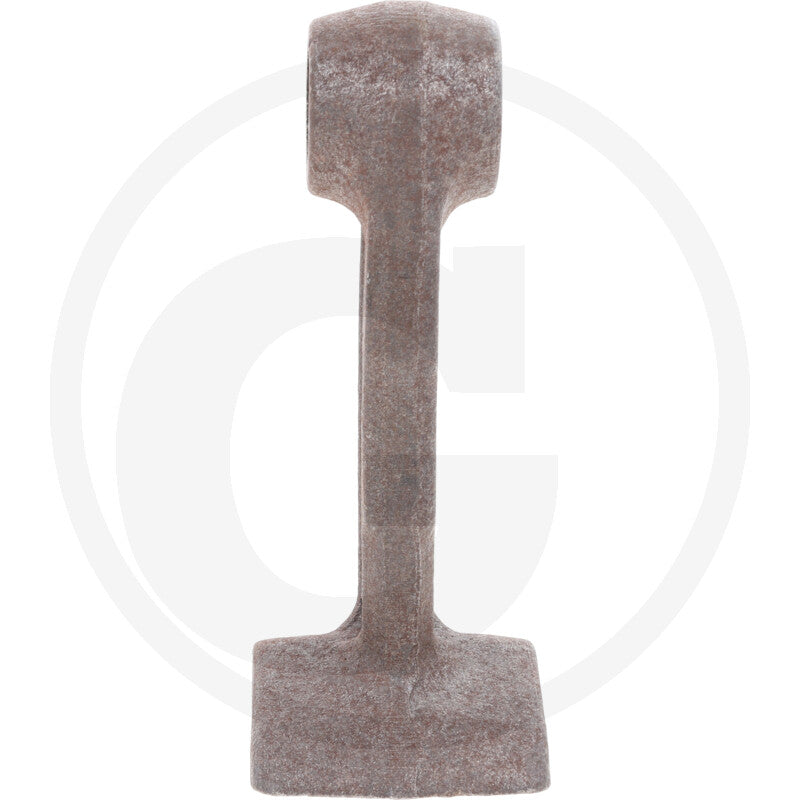 Pruning T Flail for Bomford Pro Cut 127mm, rusty brown metal attachment