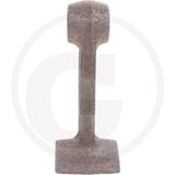 Pruning T Flail for Bomford Pro Cut 127mm, rusty brown metal attachment