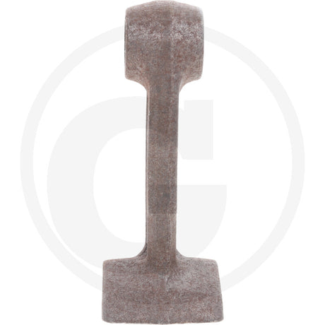 Pruning T Flail for Bomford Pro Cut 127mm, rusty brown metal attachment