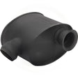 Silencer for John Deere 6030–7130 tractors by GRANIT; gray metal exhaust muffler