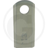 Mower blade GRANIT right-hand for Kuhn, gray metal, pack of 25