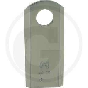 Mower blade GRANIT right-hand for Kuhn, gray metal, pack of 25